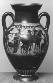 AMPHORA, BELLY, TYPE B (ATHENIAN, BLACK-FIGURE)