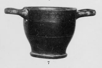 SKYPHOS (CALENIAN, BLACK GLAZE)