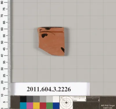 Terracotta fragment of a kylix (drinking cup)