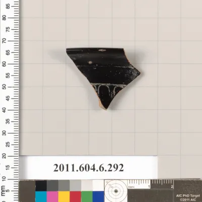 Terracotta fragment of a calyx-cup?