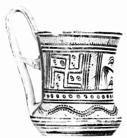 PITCHER (ATHENIAN GEOMETRIC, SILHOUETTE)