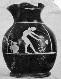 CHOUS (ATHENIAN, BLACK-FIGURE)
