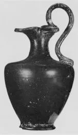 OINOCHOE (ETRUSCAN, BLACK GLAZE)