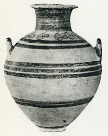 AMPHORA, BELLY (MYCENEAN, OUTLINE)