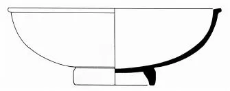 DISH (ITALIOTE, BLACK GLAZE)