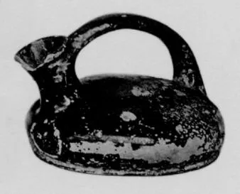 ASKOS (ATHENIAN, BLACK GLAZE)