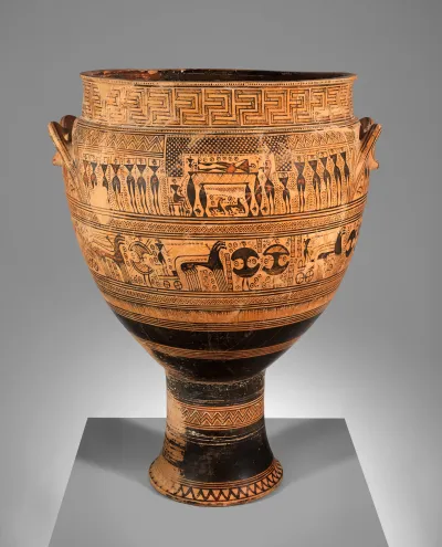 Terracotta krater
