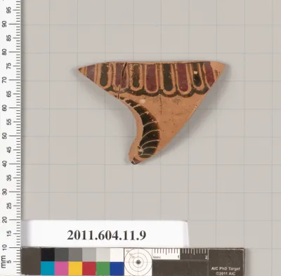 Terracotta fragment of an undetermined shape