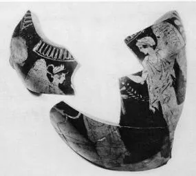 AMPHORA, NECK, FRAGMENTS (ATHENIAN, RED-FIGURE)