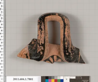 Terracotta fragment of a kylix (drinking cup)