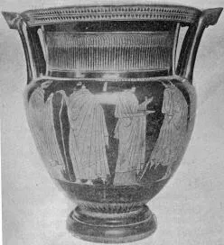 KRATER, COLUMN (ATHENIAN, RED-FIGURE)