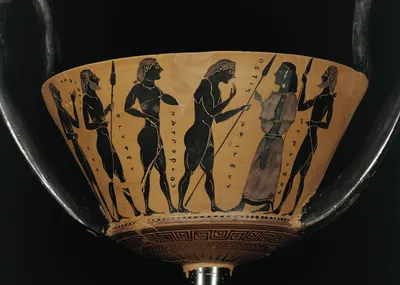 Attisch-schwarzfiguriger Kantharos