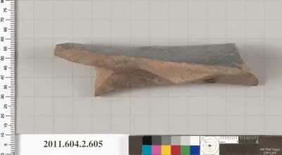 Terracotta fragment of a column-krater (bowl for mixing wine and water)