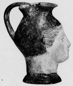 FIGURE VASE, OINOCHOE (ATHENIAN, RED-FIGURE)