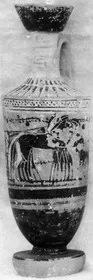 LEKYTHOS (ATHENIAN, BLACK-FIGURE)