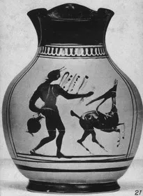 CHOUS (ATHENIAN, BLACK-FIGURE)