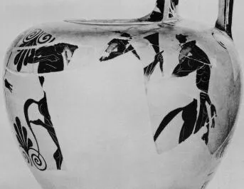 AMPHORA, NECK, FRAGMENTS (ATHENIAN, BLACK-FIGURE)