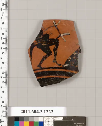 Terracotta rim fragment of a kyathos (cup-shaped ladle)