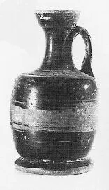 LEKYTHOS, SQUAT (ATHENIAN, BLACK PATTERN)