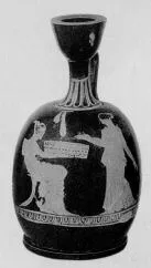 LEKYTHOS, SQUAT (ATHENIAN, RED-FIGURE)