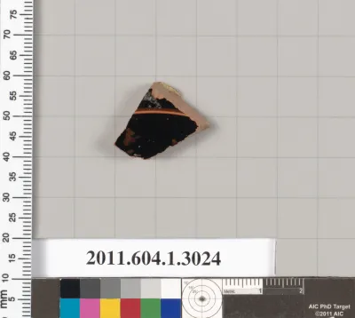 Terracotta fragment of a kylix (drinking cup)