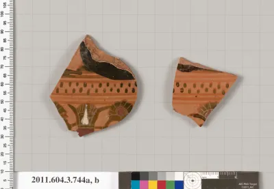 Terracotta fragments of a neck-amphora (jar)