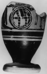 LEKYTHOS, FRAGMENT (ATHENIAN, BLACK-FIGURE)