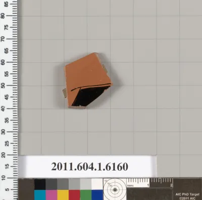 Terracotta fragment of a kylix (drinking cup)