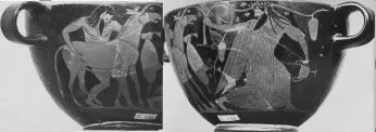 SKYPHOS (ATHENIAN, RED-FIGURE)
