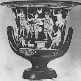 KRATER, CALYX (ATHENIAN, RED-FIGURE)
