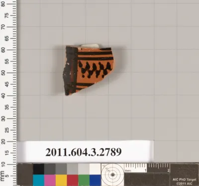 Terracotta fragment of an olpe (jug)