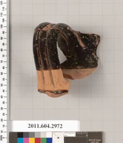 Terracotta fragment of an oinochoe (jug)