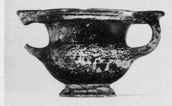 KANTHAROS (ATHENIAN, BLACK GLAZE)