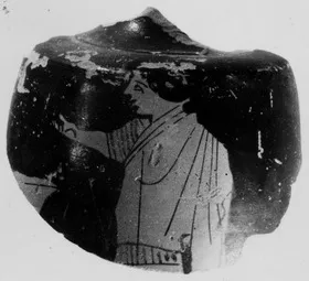 LEKYTHOS, SQUAT, FRAGMENT (ATHENIAN, RED-FIGURE)