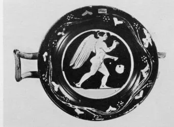CUP, STEMLESS (ATHENIAN, RED-FIGURE)