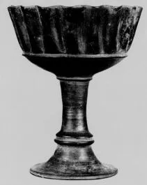 CHALICE (ETRUSCAN, BUCCHERO)