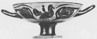 CUP A (ATHENIAN, BLACK-FIGURE)