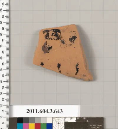 Terracotta fragment of a column-krater (bowl for mixing wine and water)?