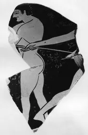 CUP, FRAGMENT (ATHENIAN, RED-FIGURE)