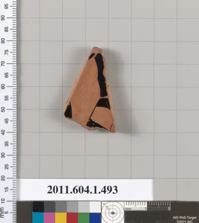 Terracotta fragment of a kylix (drinking cup)