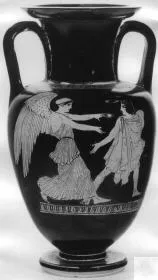 AMPHORA, NECK (ATHENIAN, RED-FIGURE)