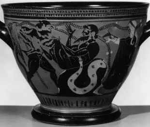 SKYPHOS (ATHENIAN, BLACK-FIGURE)
