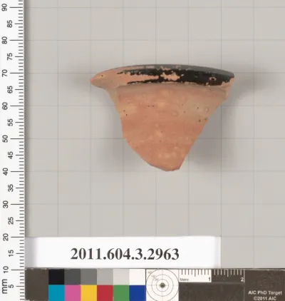 Terracotta fragment of an olpe (jug)