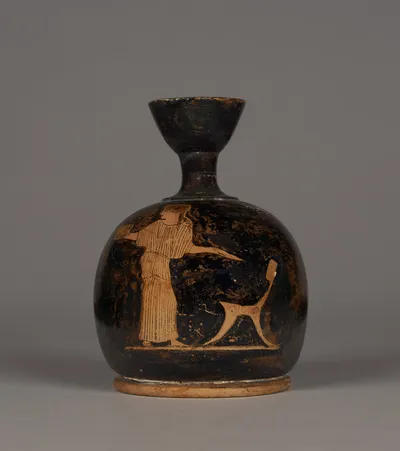 Attic Red-Figure Squat Lekythos
