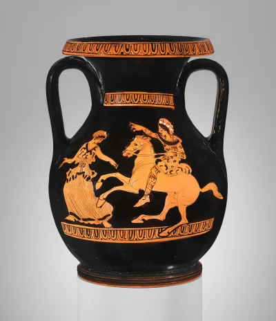 Terracotta pelike (wine jar)