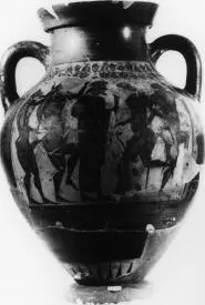 AMPHORA, BELLY, TYPE B (ATHENIAN, BLACK-FIGURE)