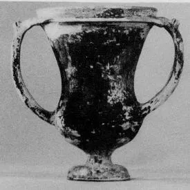 KANTHAROS (ETRUSCAN, BLACK GLAZE)