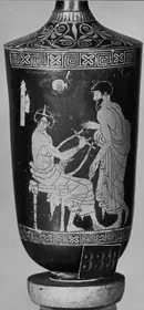 LEKYTHOS (ATHENIAN, RED-FIGURE)