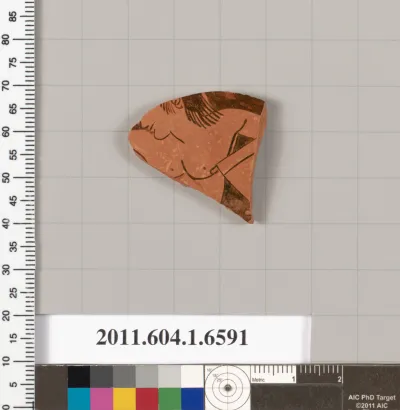 Terracotta fragment of a kylix (drinking cup)