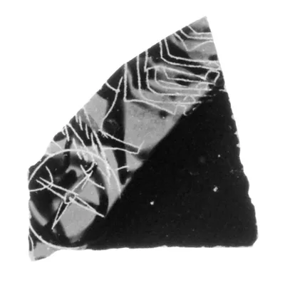 Attic Black-Figure Band Cup Fragment